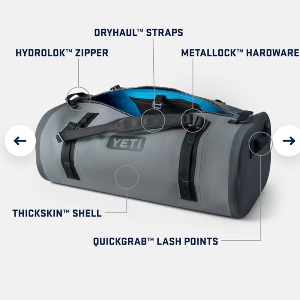 - Yeti 75L waterproof duffel bag - Picture 5 of 8